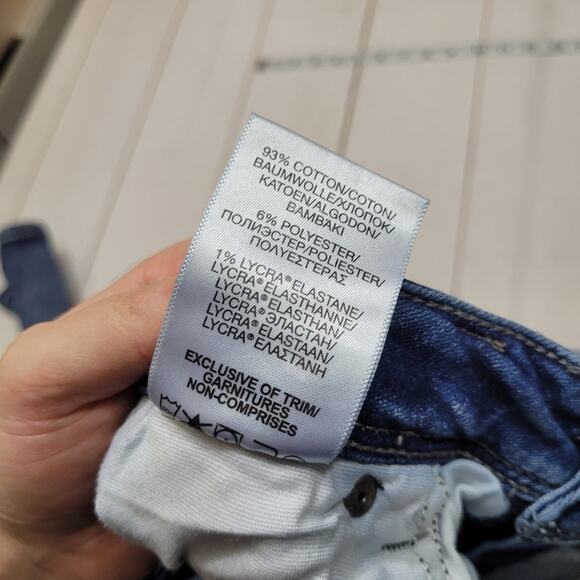 Silver Sam boyfriend crop ankle jeans ripped distressed - Picture 4 of 10